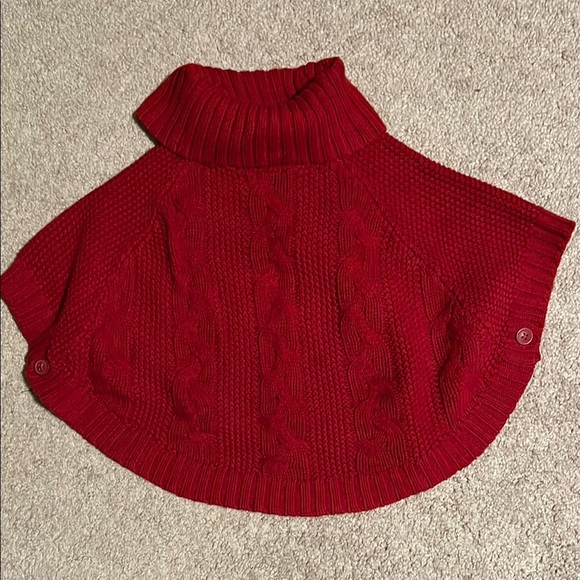 Carter's Other - Carter’s Red Turtleneck Sweater/Cape